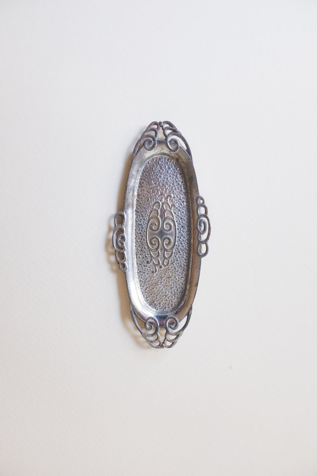 Vintage 鍍銀鏤空迷你盤