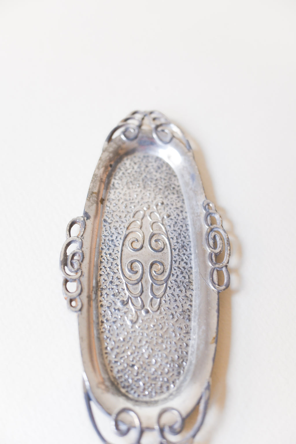 Vintage 鍍銀鏤空迷你盤