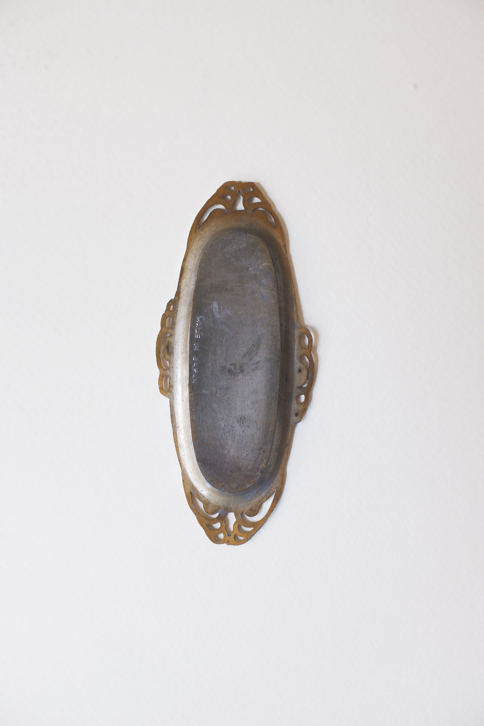 Vintage 鍍銀鏤空迷你盤