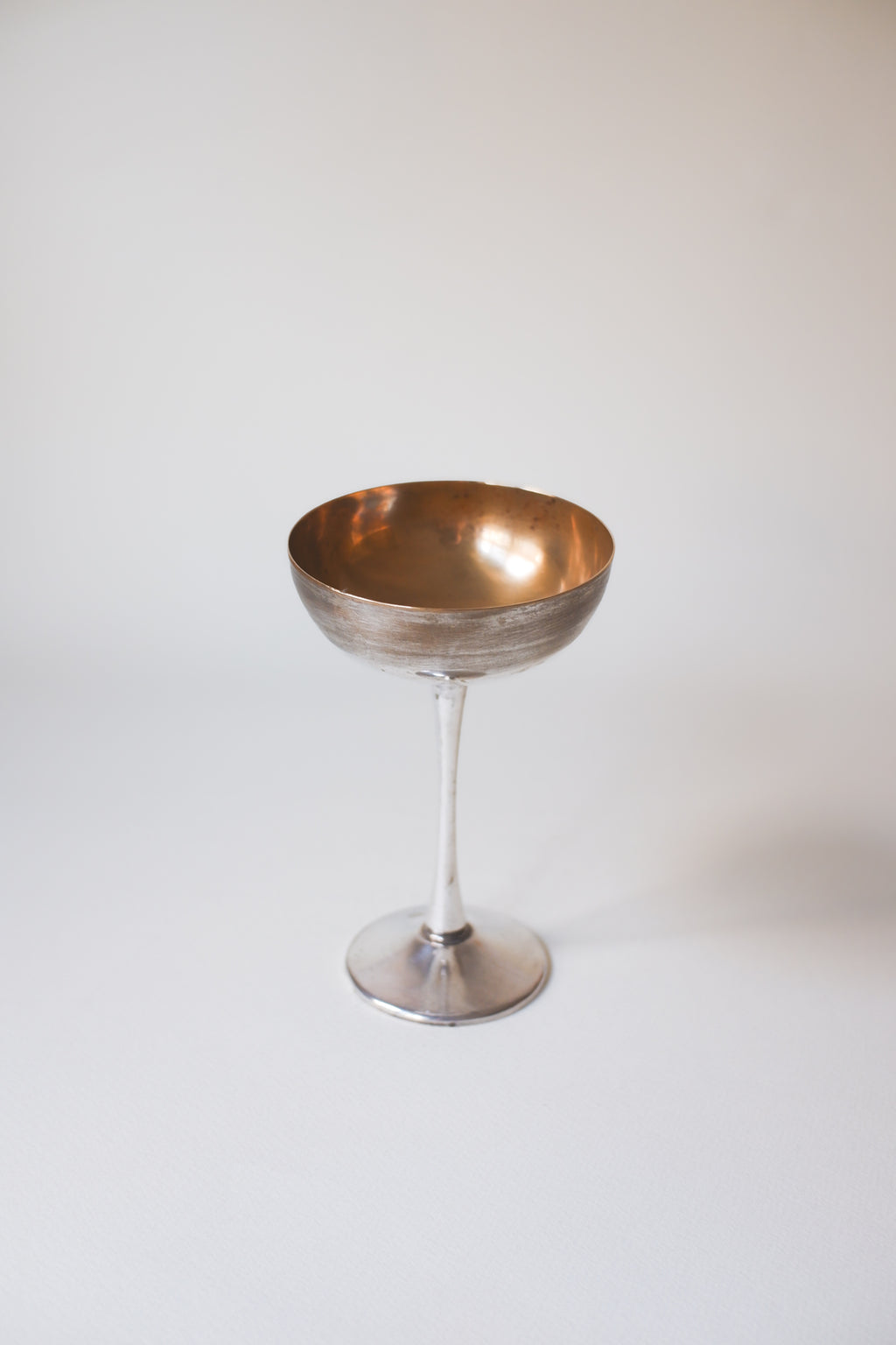 Vintage 鍍銀高腳碗形托杯