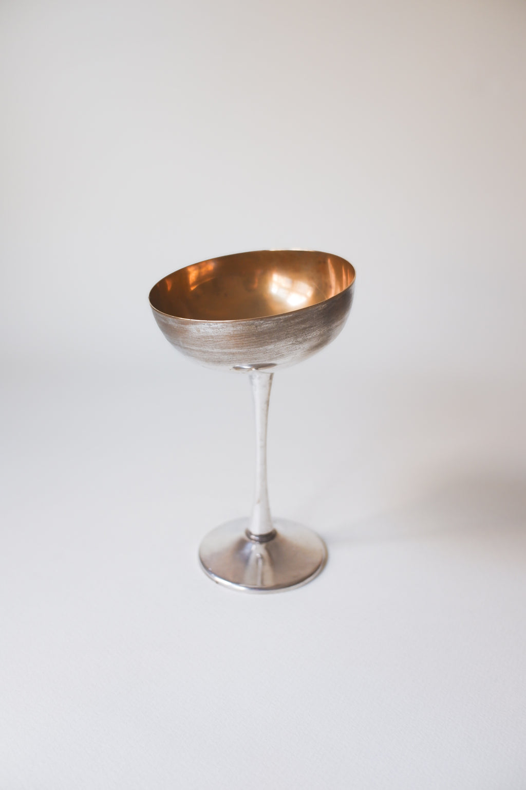 Vintage 鍍銀高腳碗形托杯