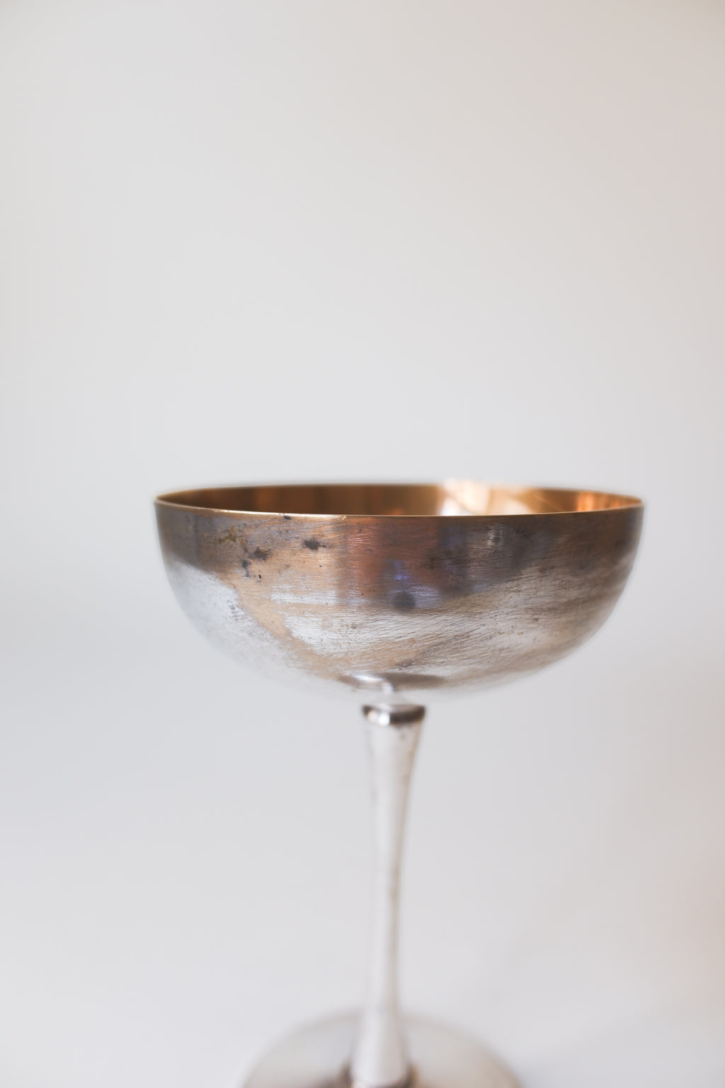 Vintage 鍍銀高腳碗形托杯