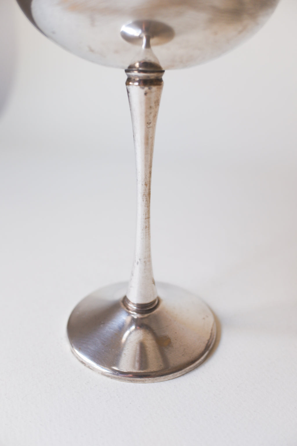 Vintage 鍍銀高腳碗形托杯