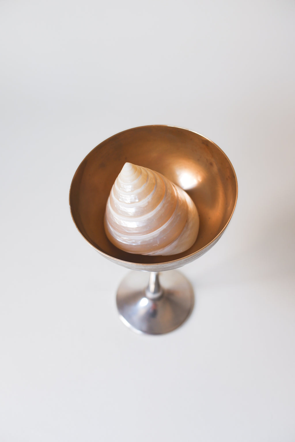 Vintage 鍍銀高腳碗形托杯