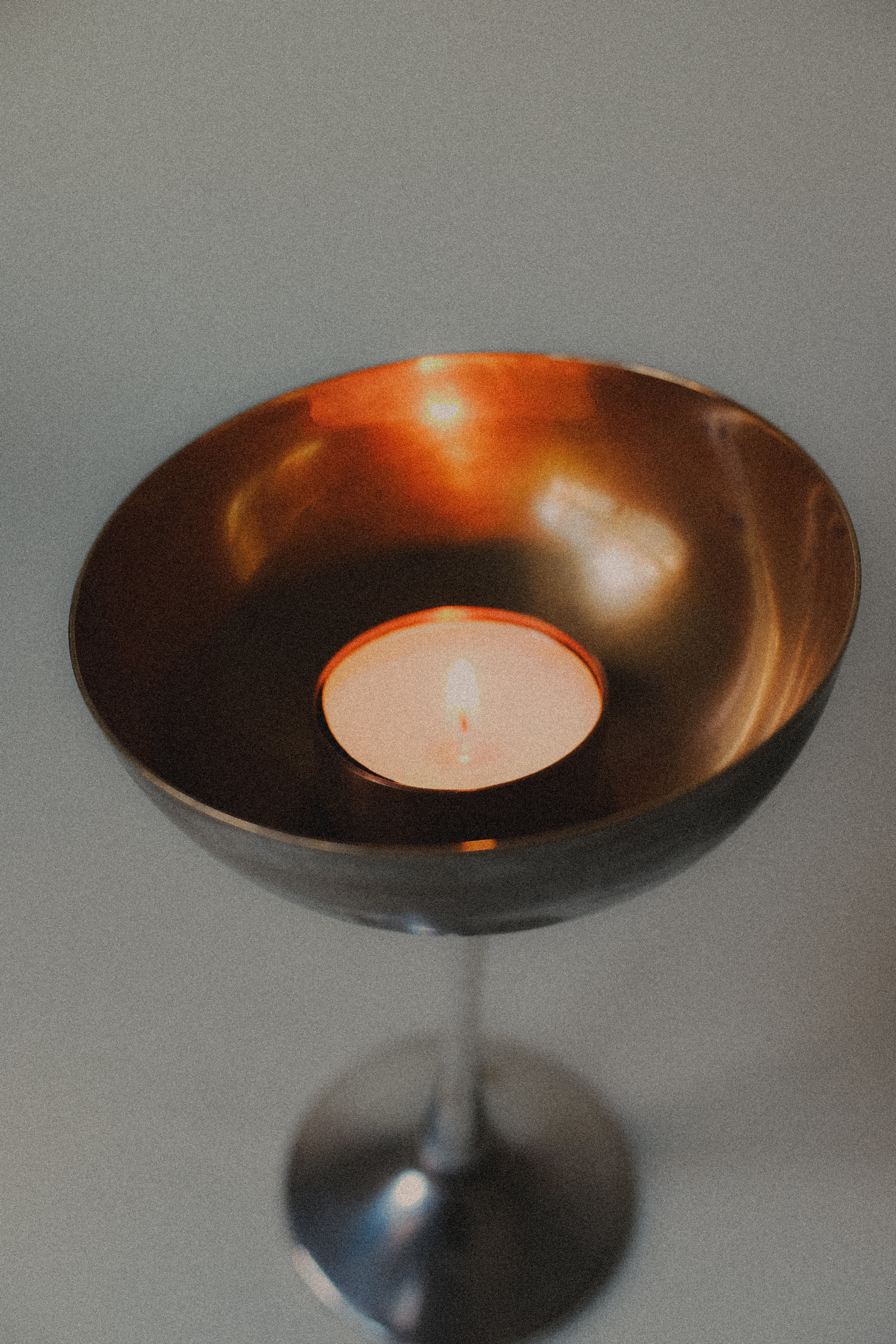 Vintage 鍍銀高腳碗形托杯