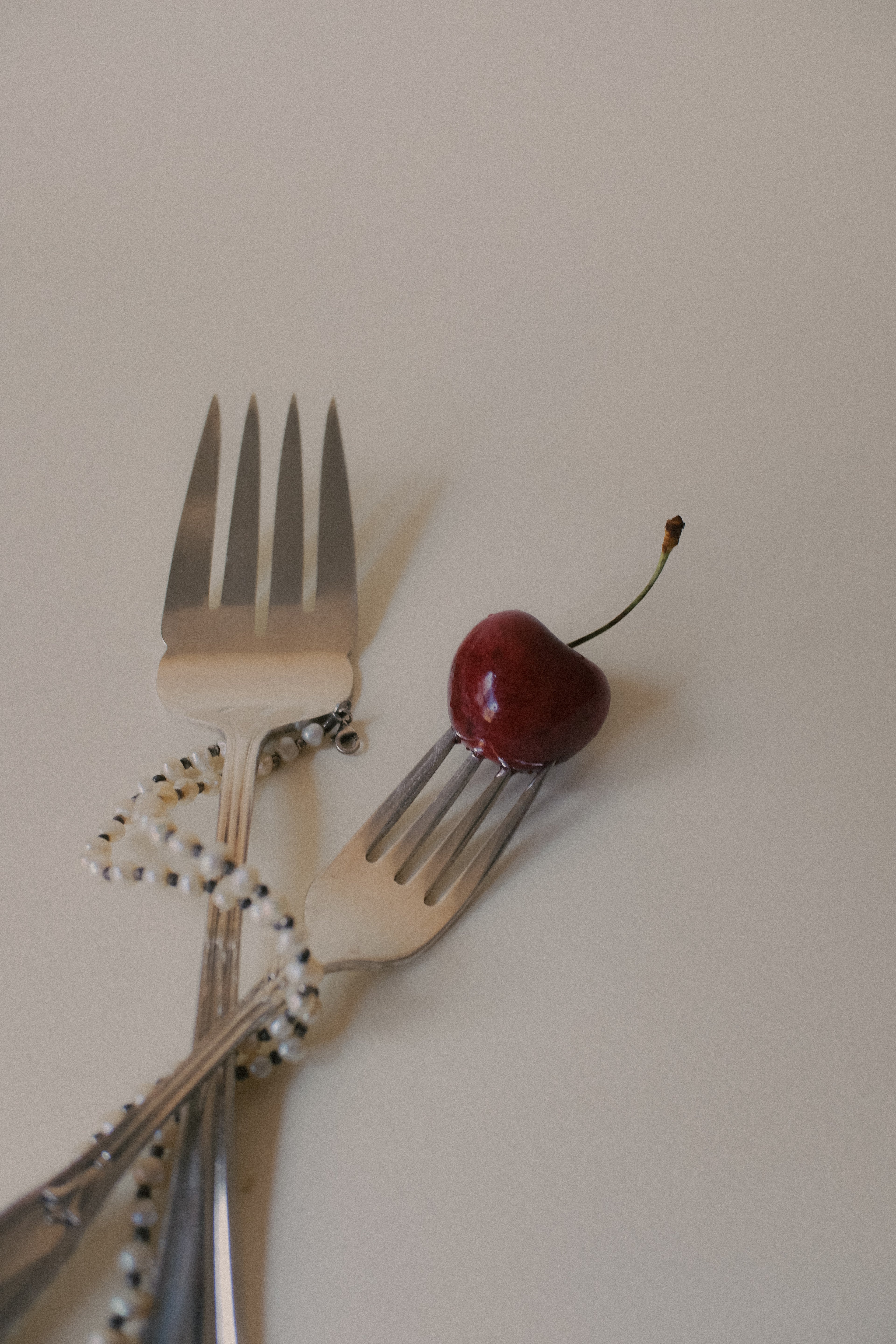 Vintage鍍銀餐叉組(兩隻ㄧ組）