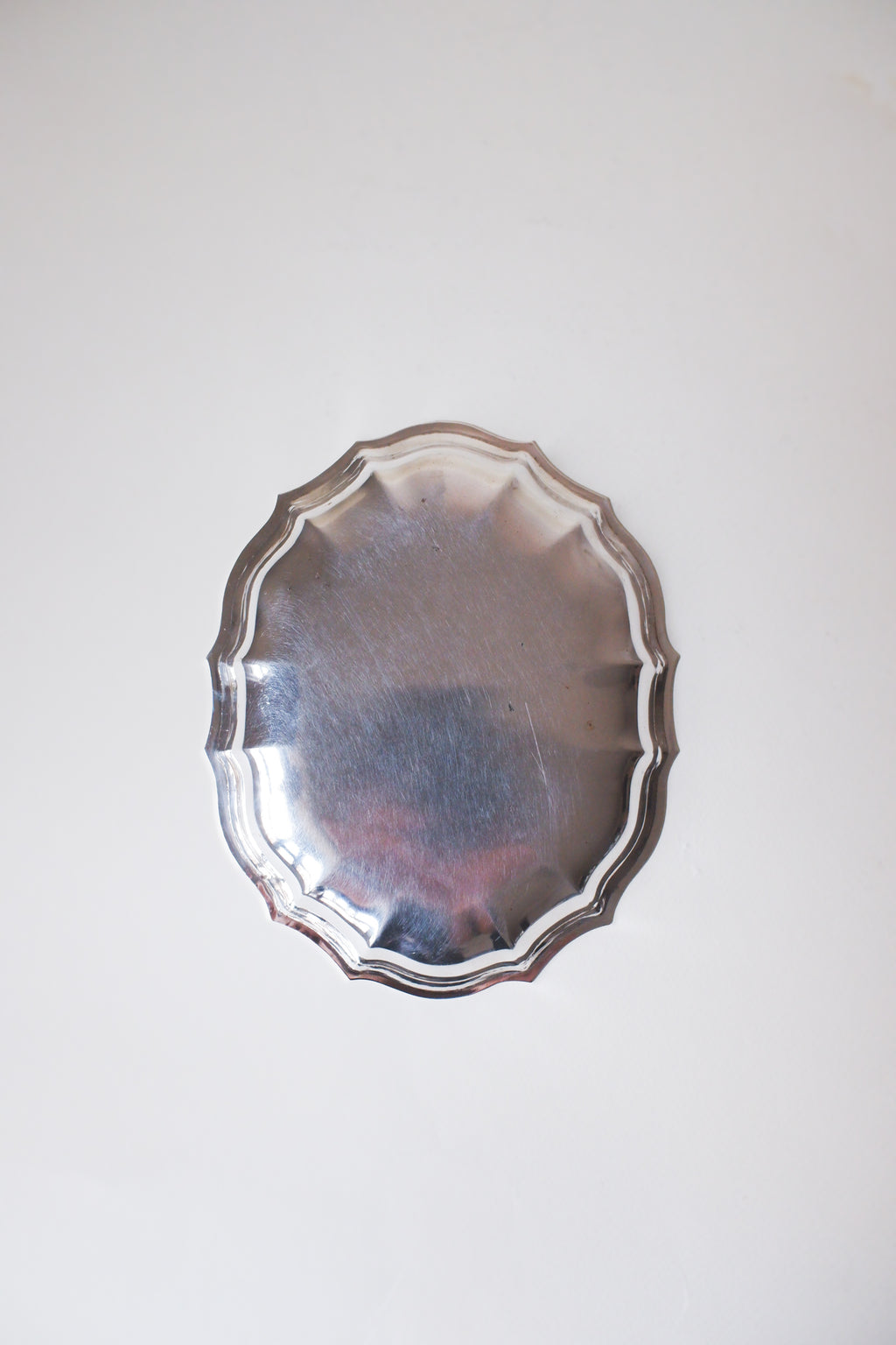 Vintage 鍍銀波紋映光盤