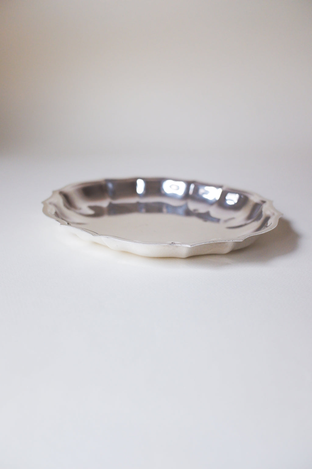 Vintage 鍍銀波紋映光盤