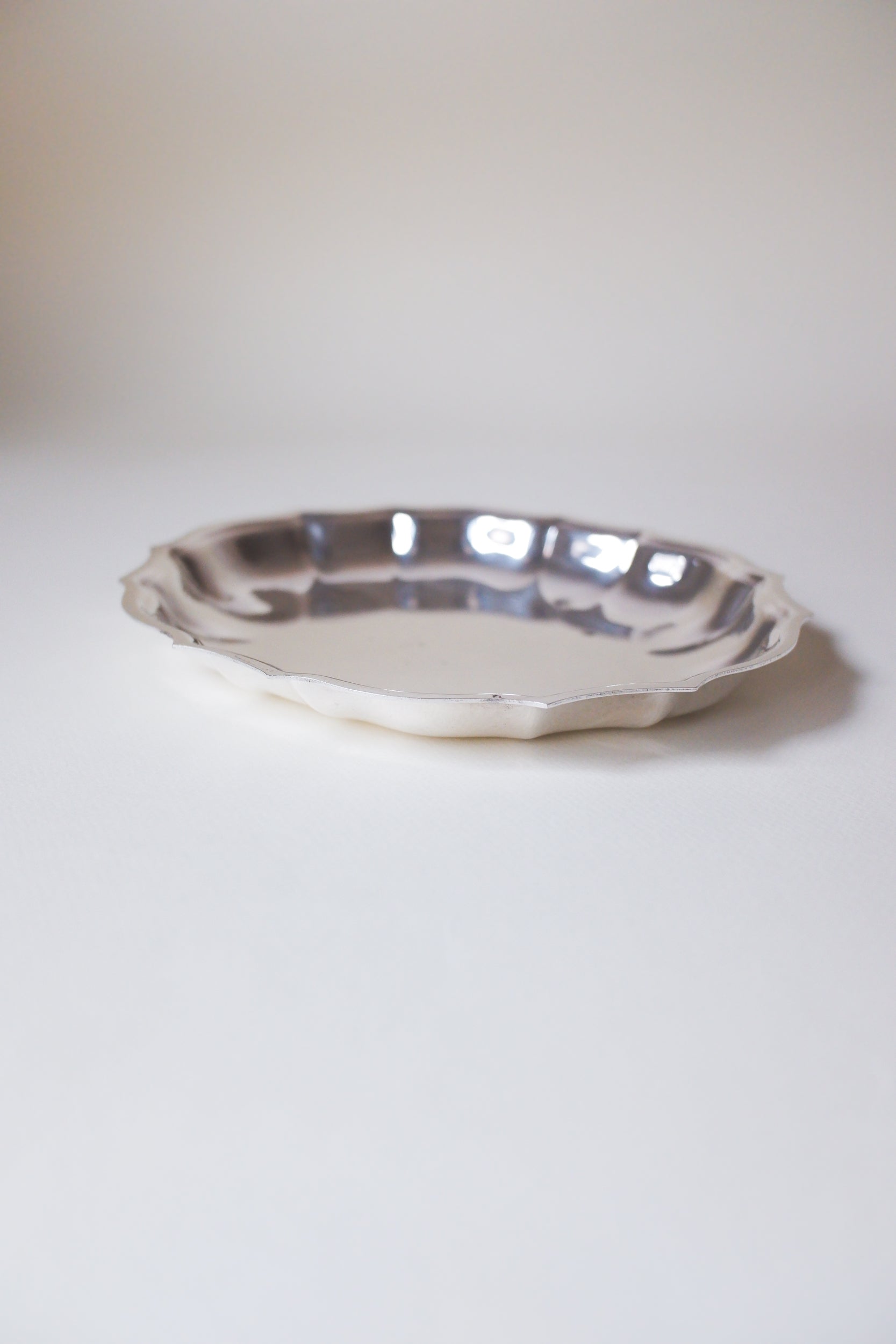 Vintage 鍍銀波紋映光盤