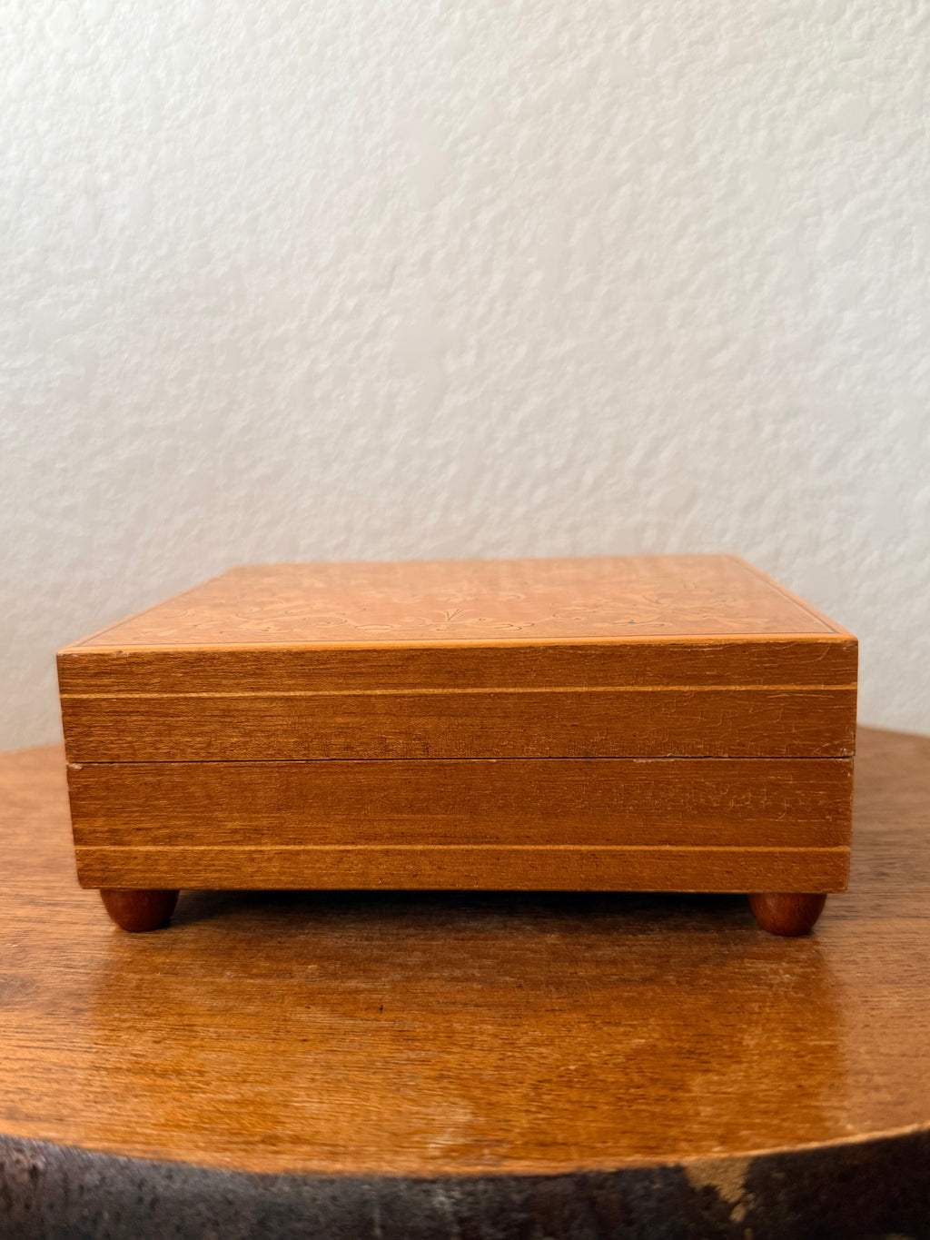 Vintage 瑞士木製音樂盒