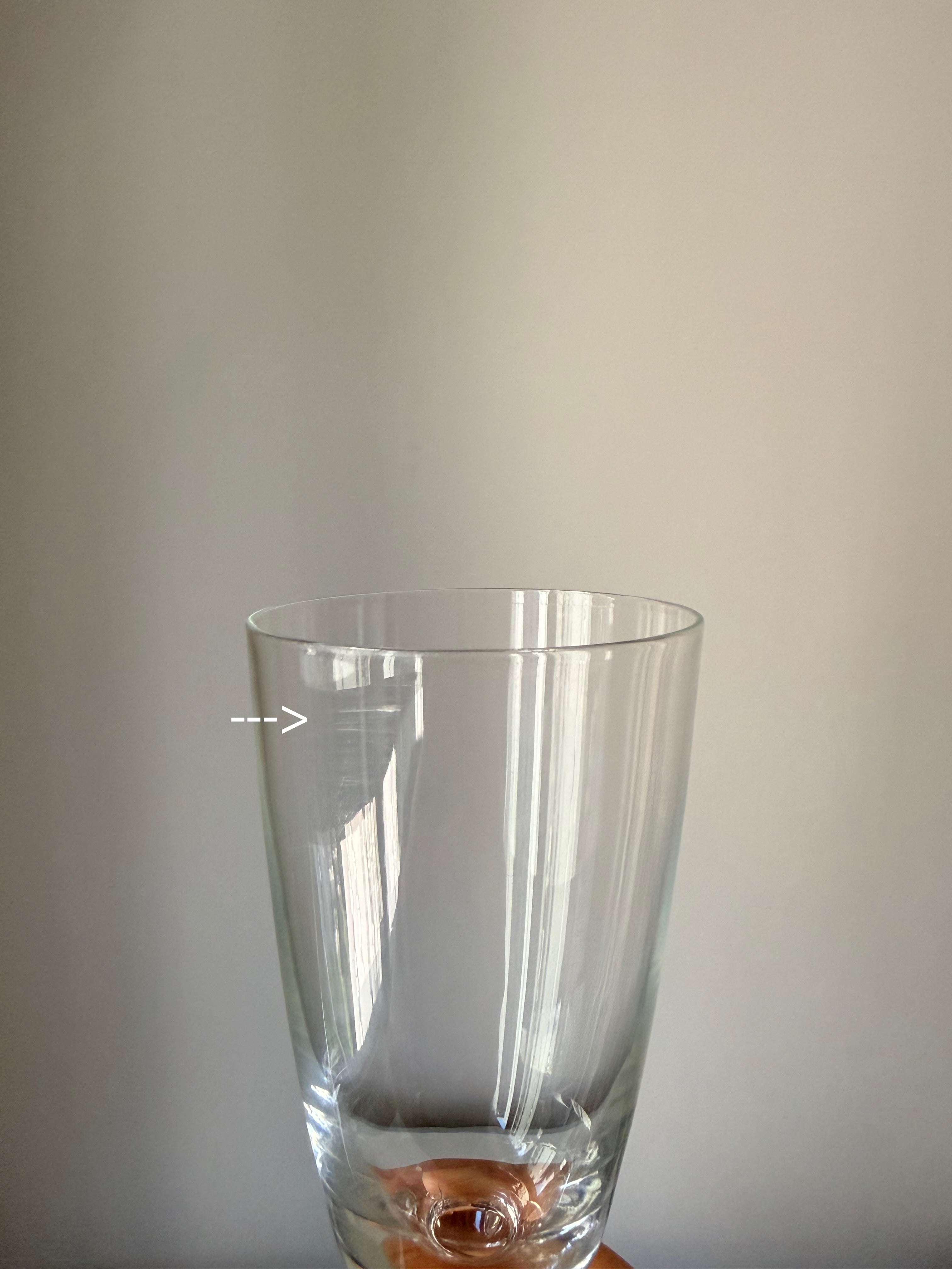 Vintage 南瓜腳玻璃杯