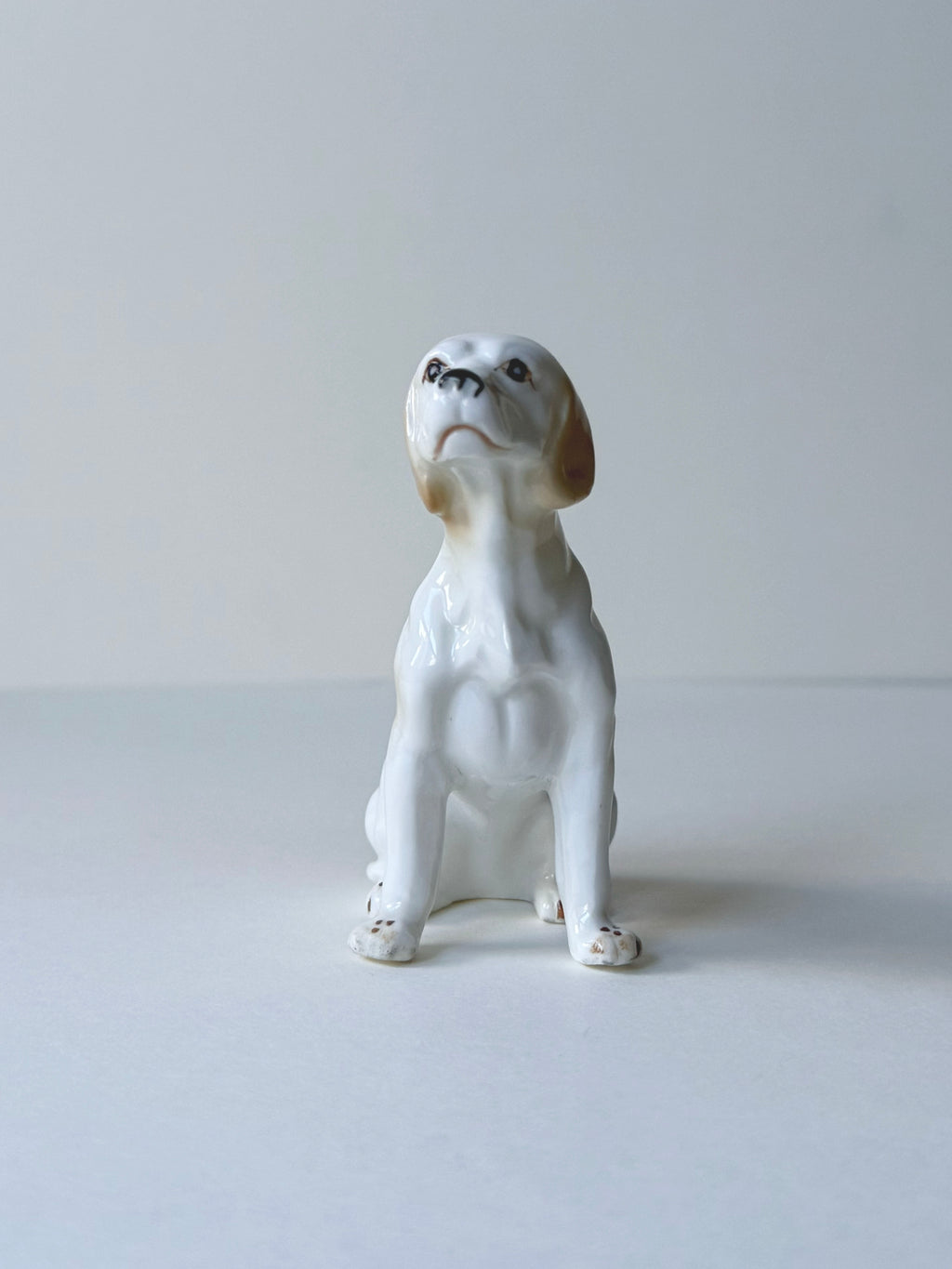 Vintage ceramic figurine｜陶瓷聰明狗狗