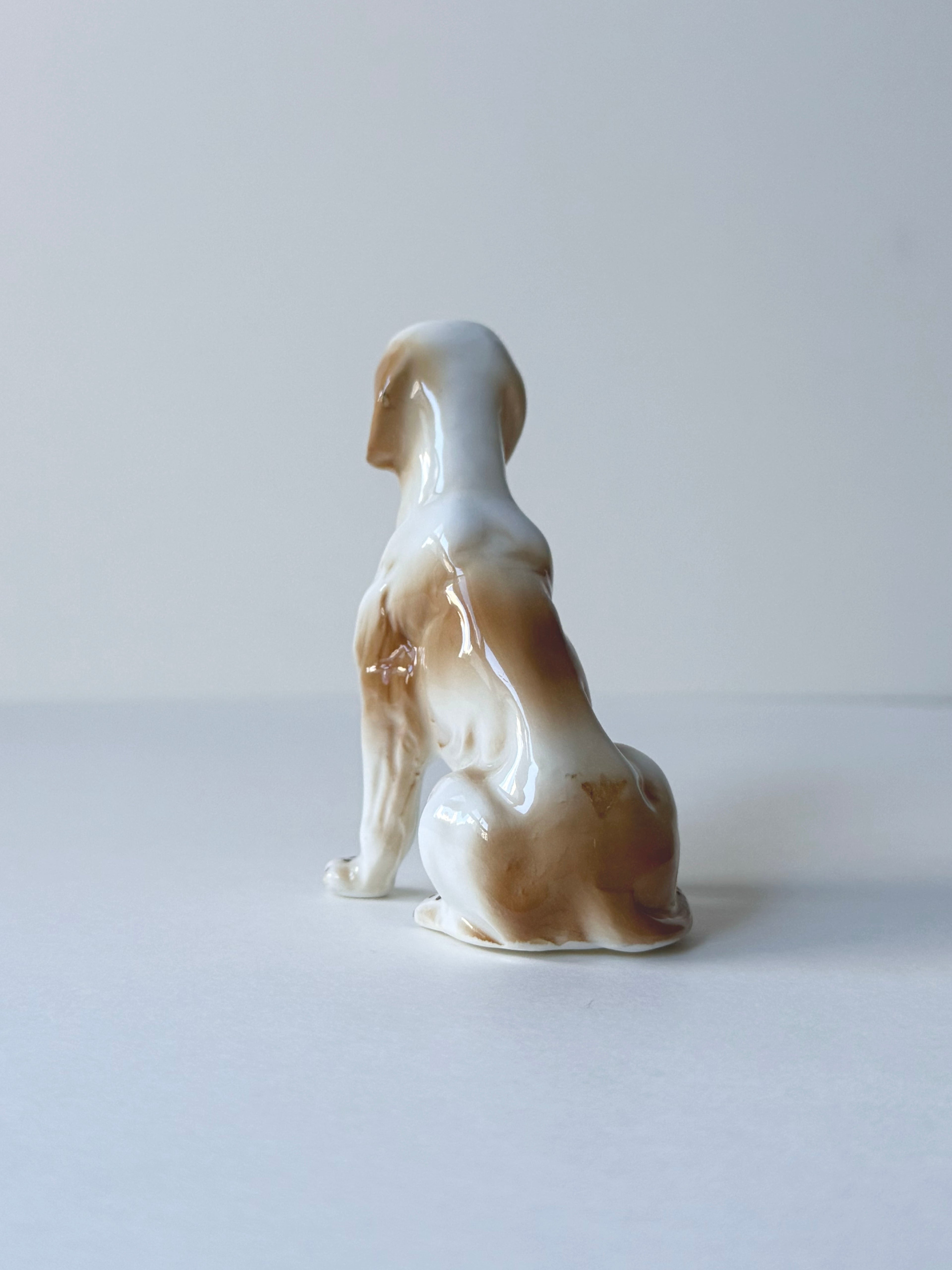 Vintage ceramic figurine｜陶瓷聰明狗狗