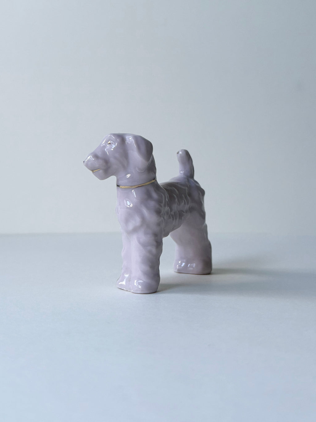 Vintage ceramic figurine｜日本抽象陶瓷狗狗