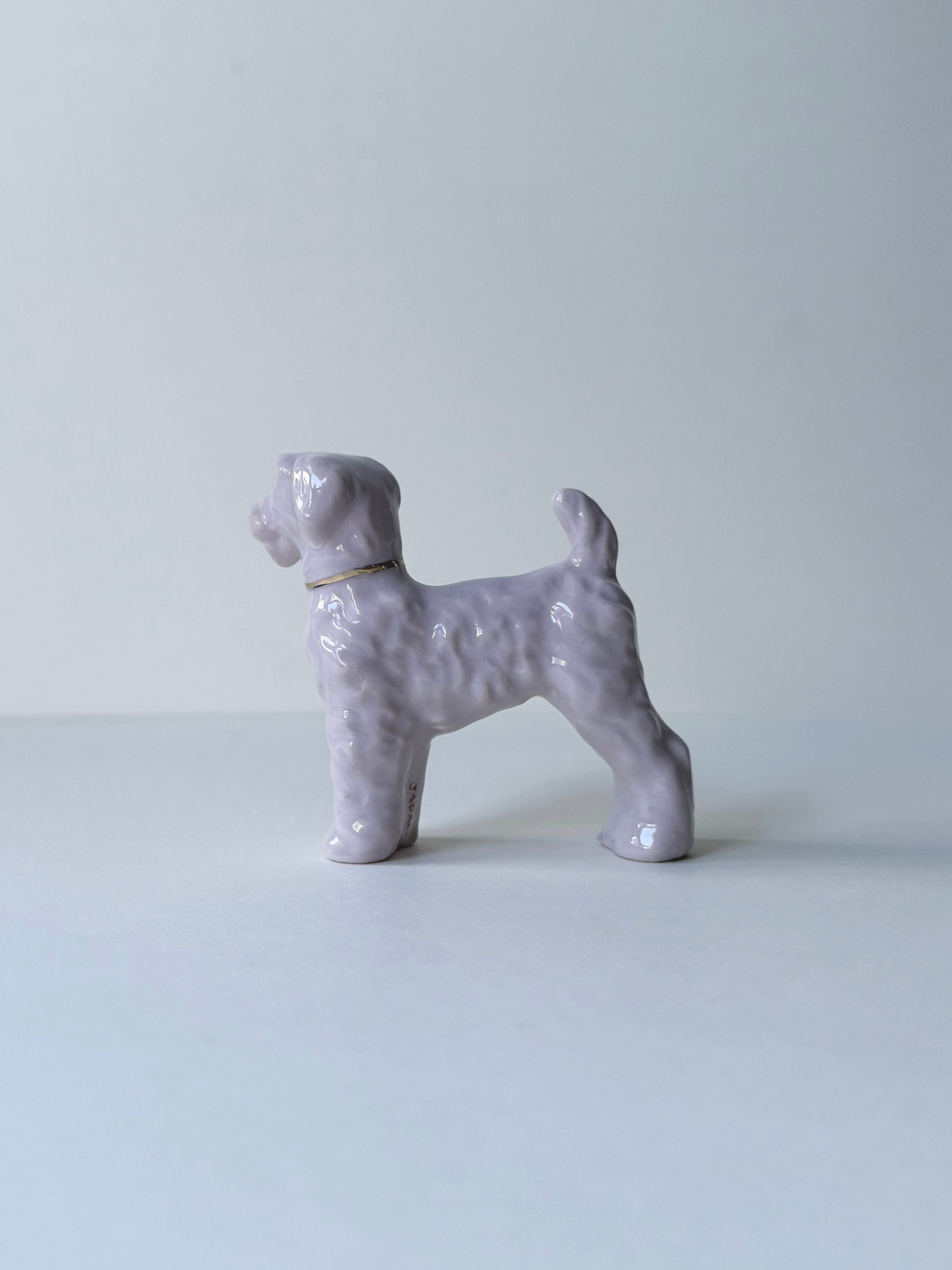 Vintage ceramic figurine｜日本抽象陶瓷狗狗