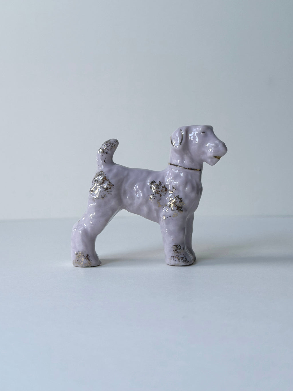 Vintage ceramic figurine｜日本抽象陶瓷狗狗