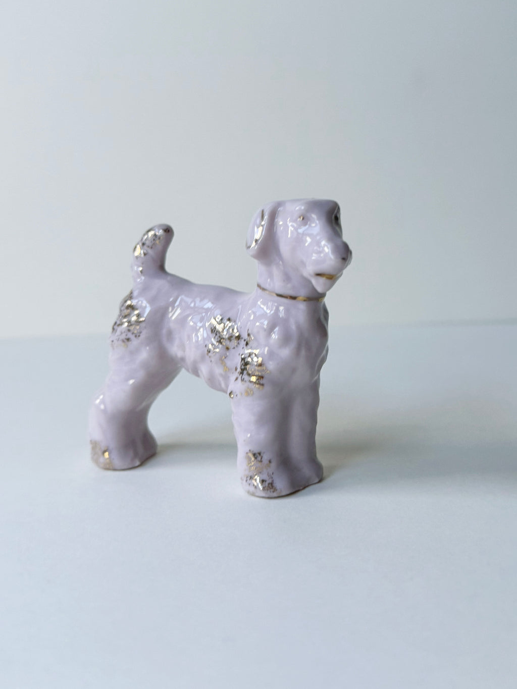 Vintage ceramic figurine｜日本抽象陶瓷狗狗