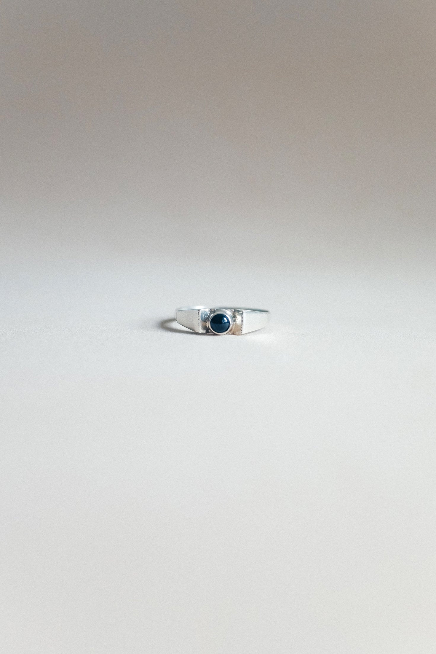 Vintage 黑瑪瑙古董戒指